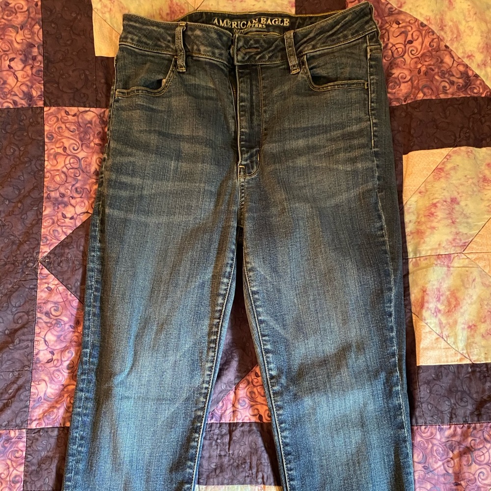 American Eagle jean jeggings medium wash